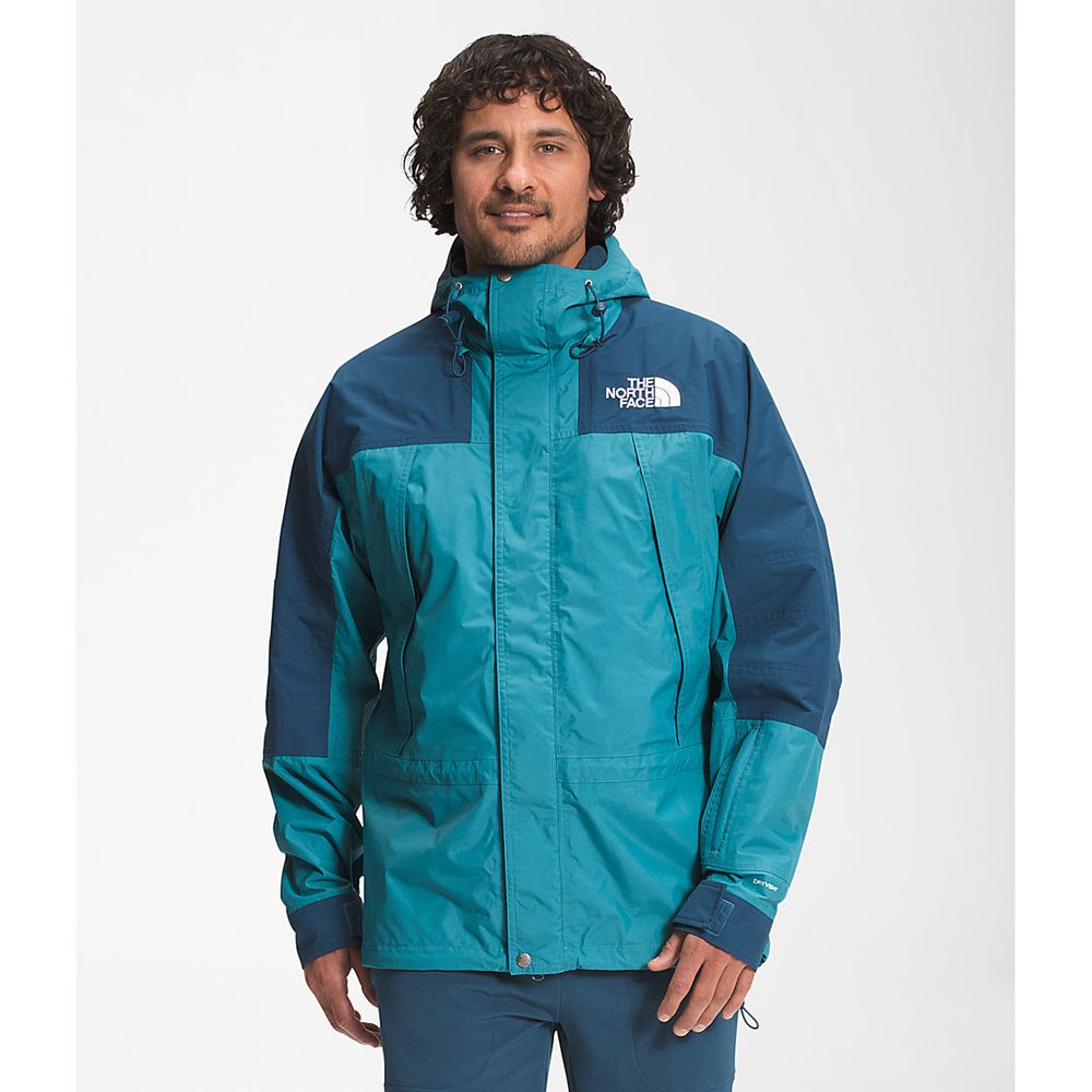 The North Face Rain Jacket Mens Australia - The North Face K2rm Dryvent™ Blue Dryvent (RQK-068251)